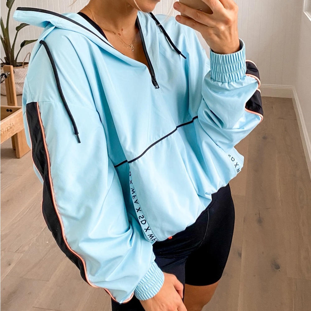 Sarah’s Day x White Fox Active Blue Windbreaker